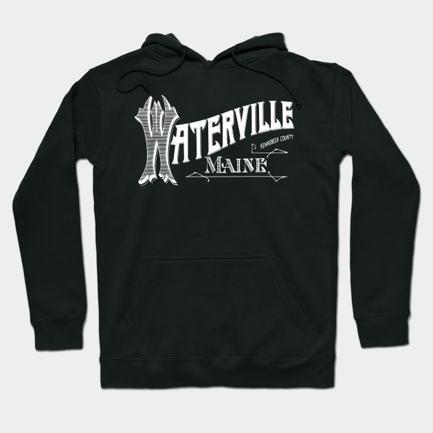 Vintage Waterville, ME Hoodie by DonDota